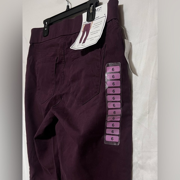 NWT Nine West Mid Rise Heidi Pull On Pant Casual Work Wear Office Straight Leg - Picture 8 of 14